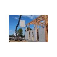 Precast strawbale walls