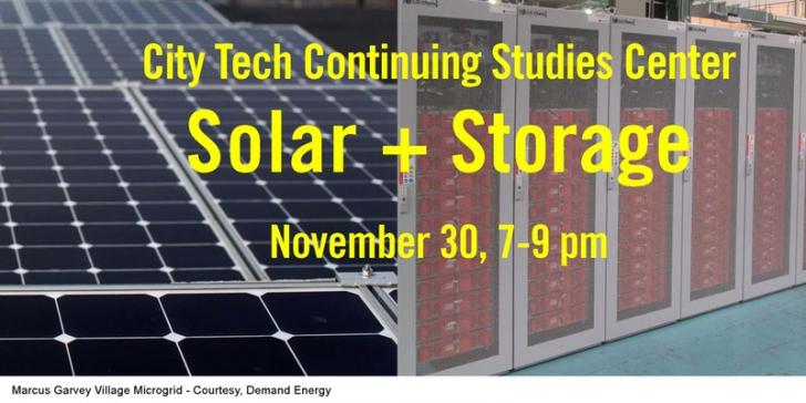 Solar + Storage + Microgrid, 11/30, New York 